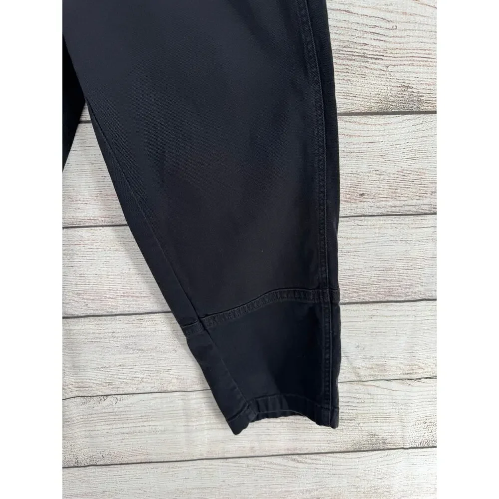 Quince Denim Barrel Jeans Womens 12 Black Stretch 4 Pocket - Picture 6 of 8